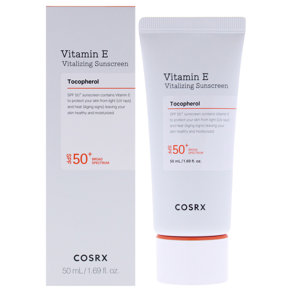 Vitamin E Vitalizing Sunscreen SPF 50 Plus by Cosrx for Unisex-1.69 oz Sunscreen